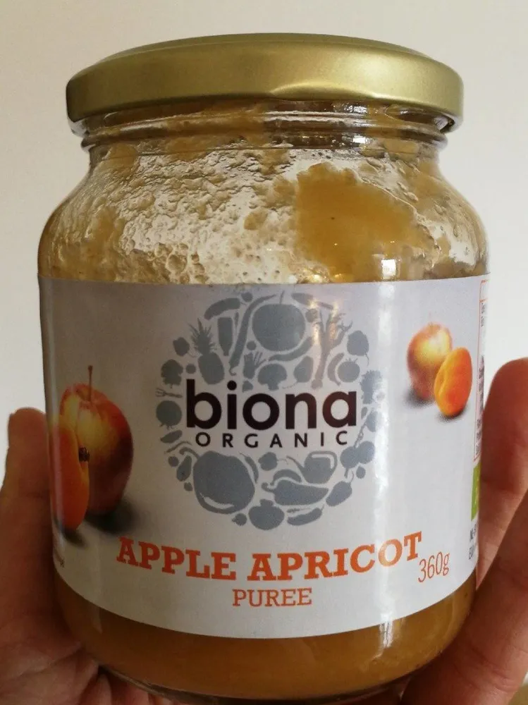 Apple apricot puree