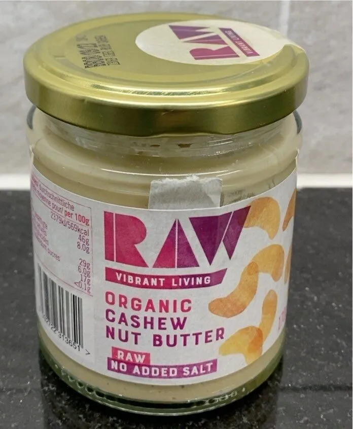 Organic Cashew Nut Butter