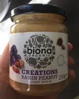 Raisin peanut spread