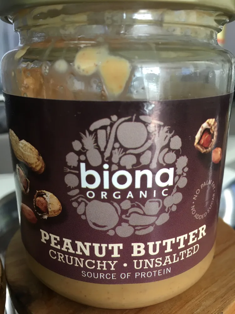 Bulk Deal 6 X Biona Peanut Butter Crunchy- No Salt 250G