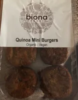Quinoa mini burgers