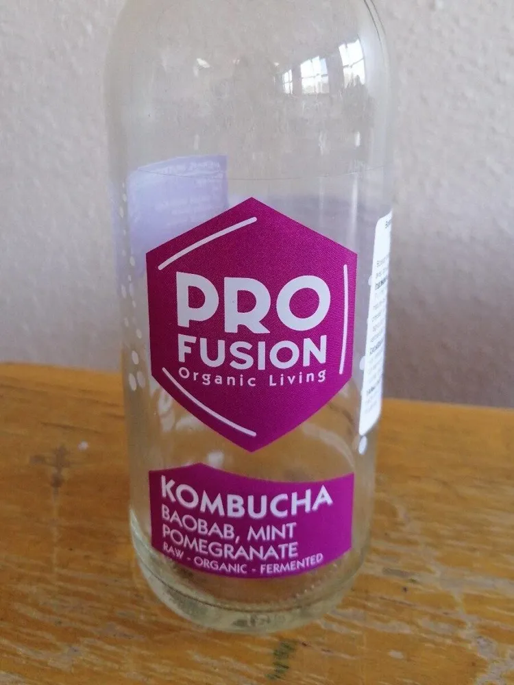 Kombucha Baobab Mint Pomegranate