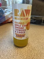 organic apple cider vinegar turmeric and ginger