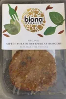Sweet potato buckwheat burger