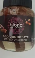 Duo chocolate hazelnut spread
