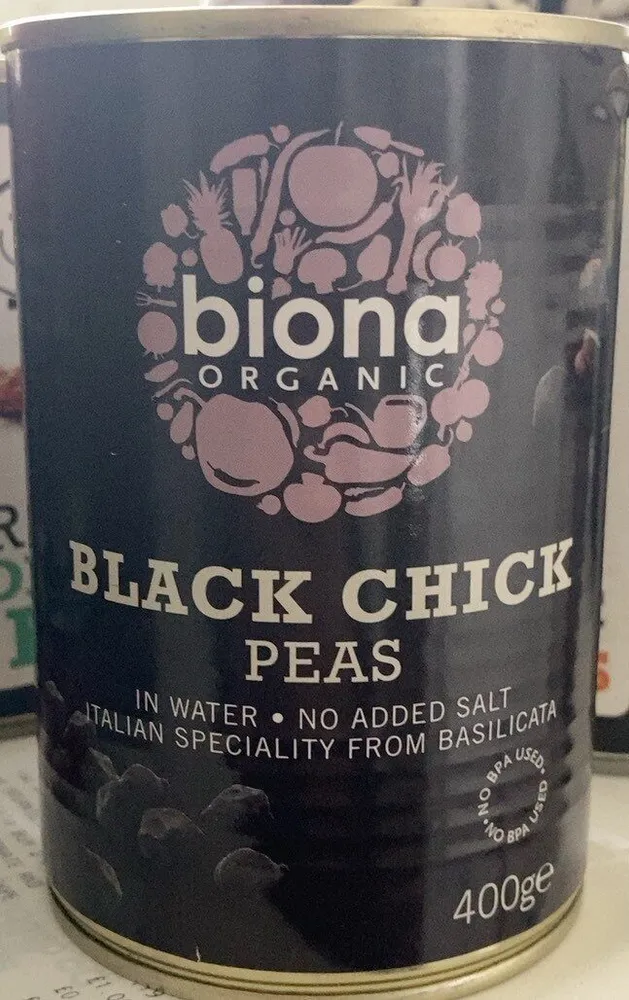 Biona Black chick peas imp