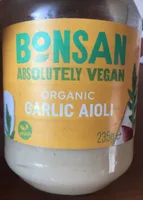Organic garlic aioli