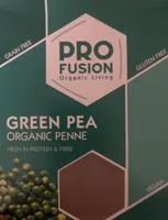 Green pea organic penne