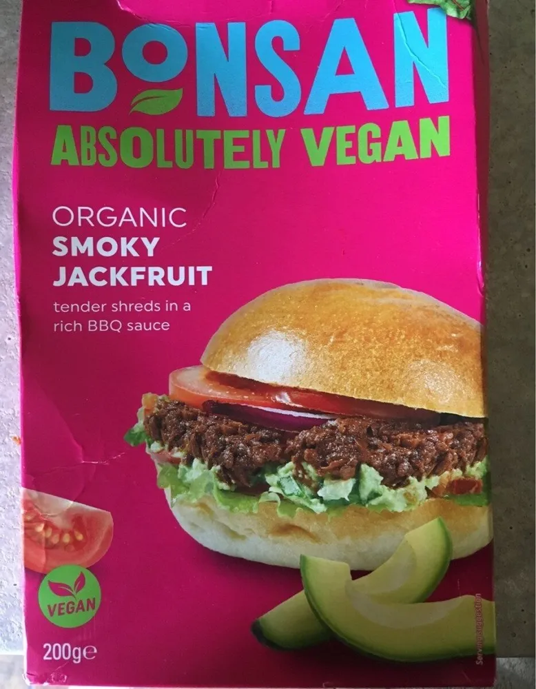 Organic smoky jackfruit