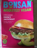 Organic smoky jackfruit