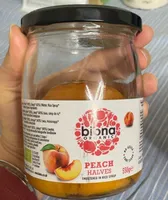 Peach halves