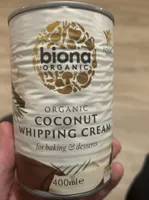Organic Coconut Whipping Cream