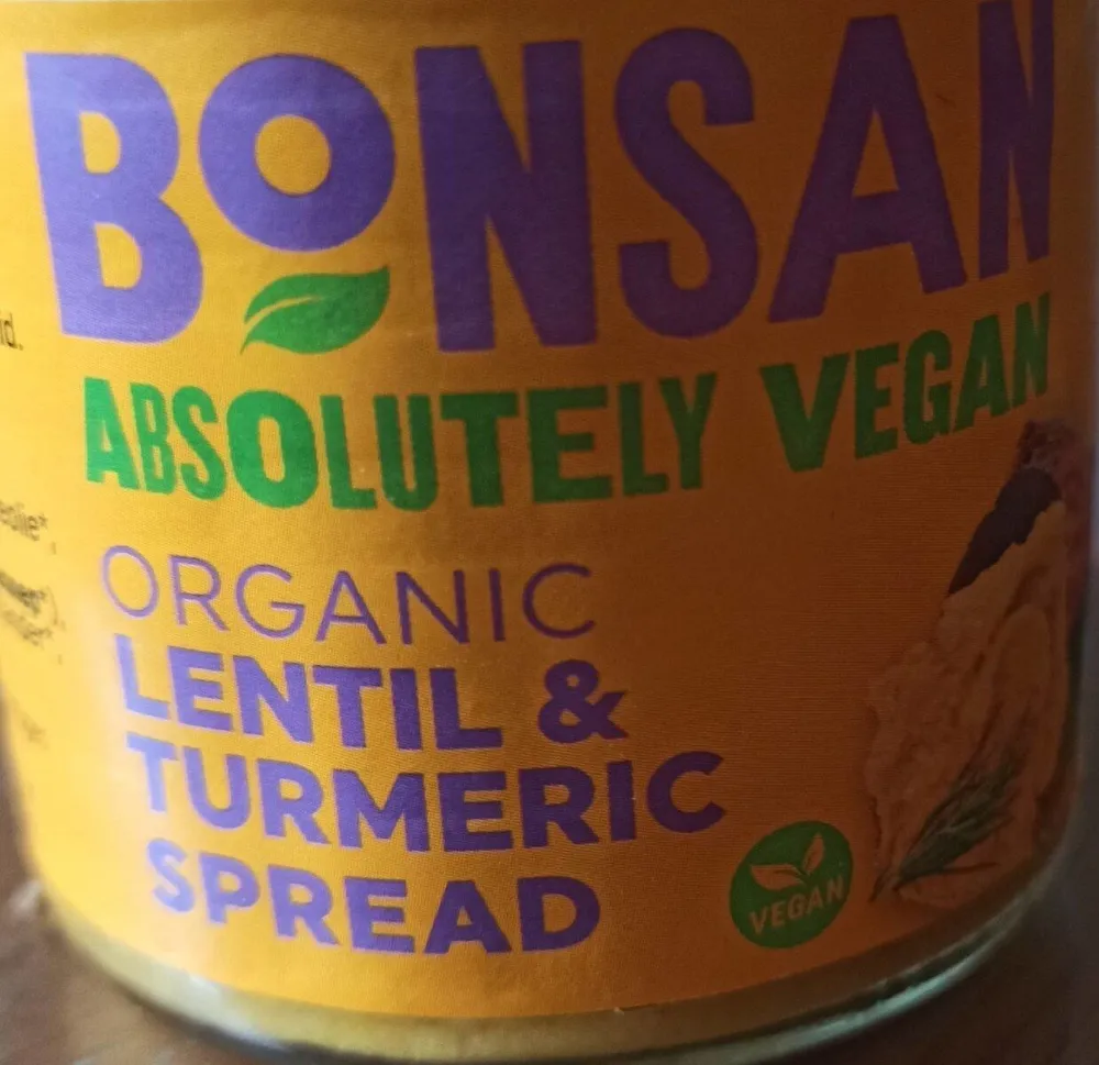 Lentil and turmeric spread