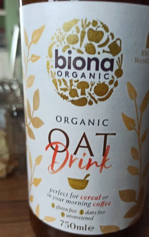 Organic oath drink
