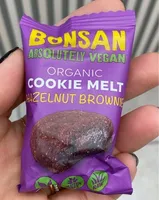 Organoc cookie melt hazelnut brownie