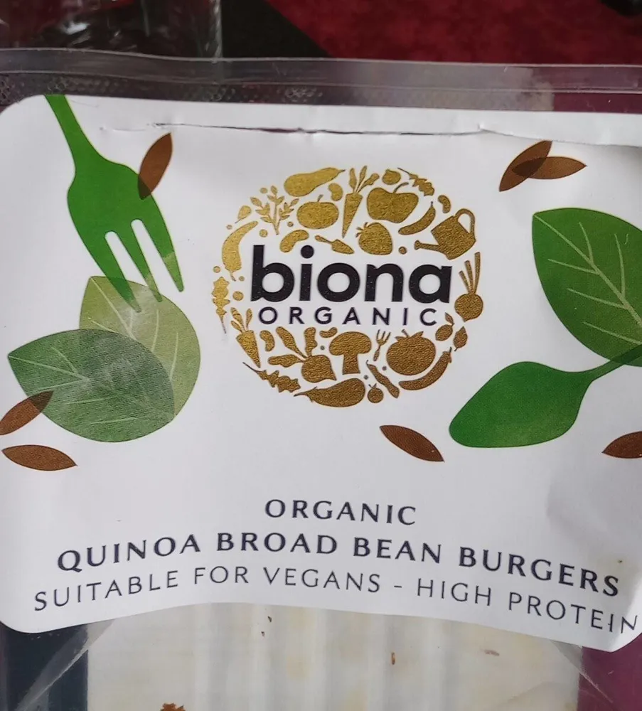 Quinoa Broad Bean Burgers