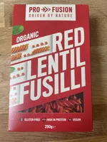 Organic Red Lentil Fusilli