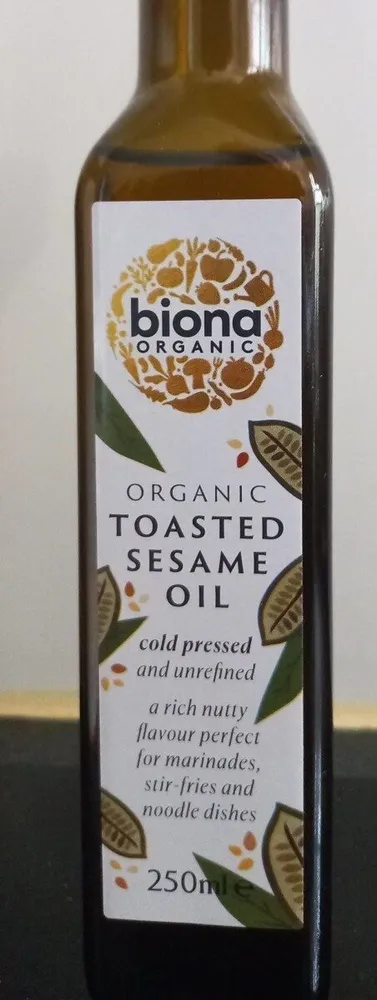 Organic Toasted Sesame Oil