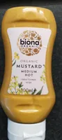 Organic mustard, medium hot
