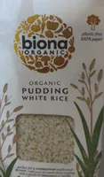 Organic Pudding White Rice