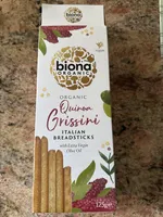 Organic Quinoa Grissini Italian Breadsticks with Extra Virgin Olive Oil