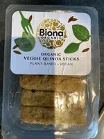 Organic veggie quinoa sticks