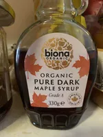 Organic Pure Dark Maple Syrup