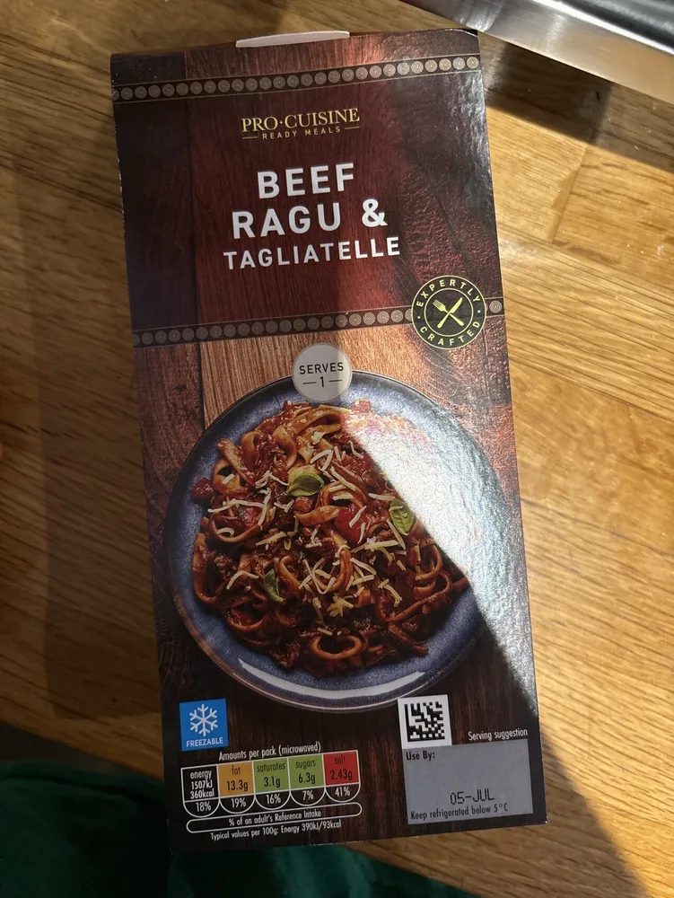 Beef Ragu Tagliatelle