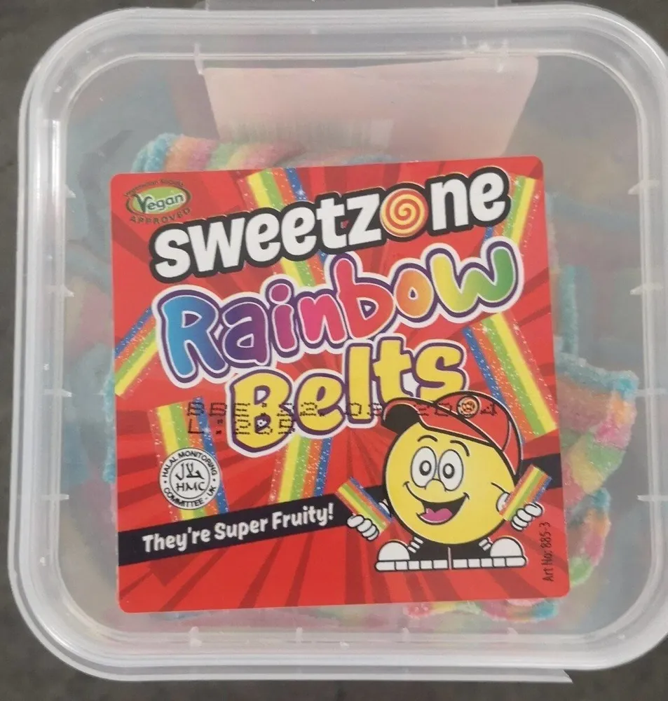 Sweet one rainbow belts