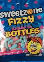 Fizzy blue bottles