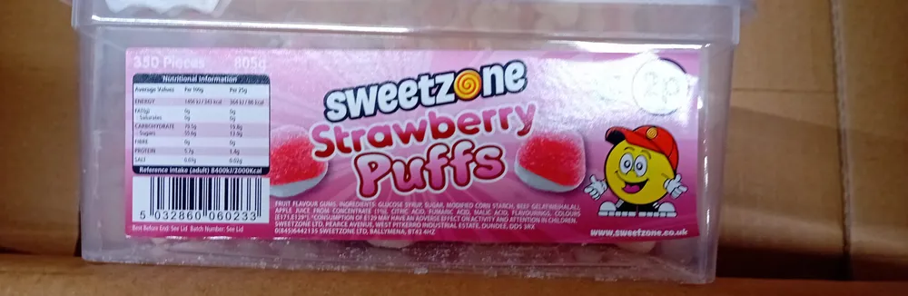 Sweetzone Strawberry Puffs