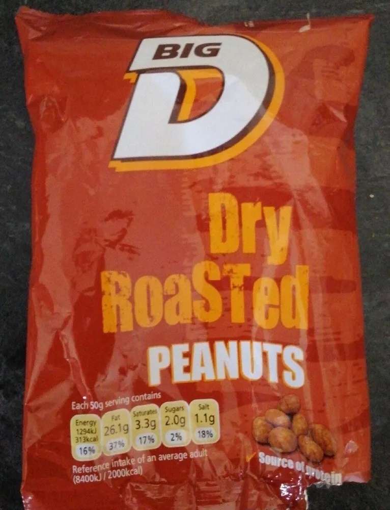 Dry roasted peanuts