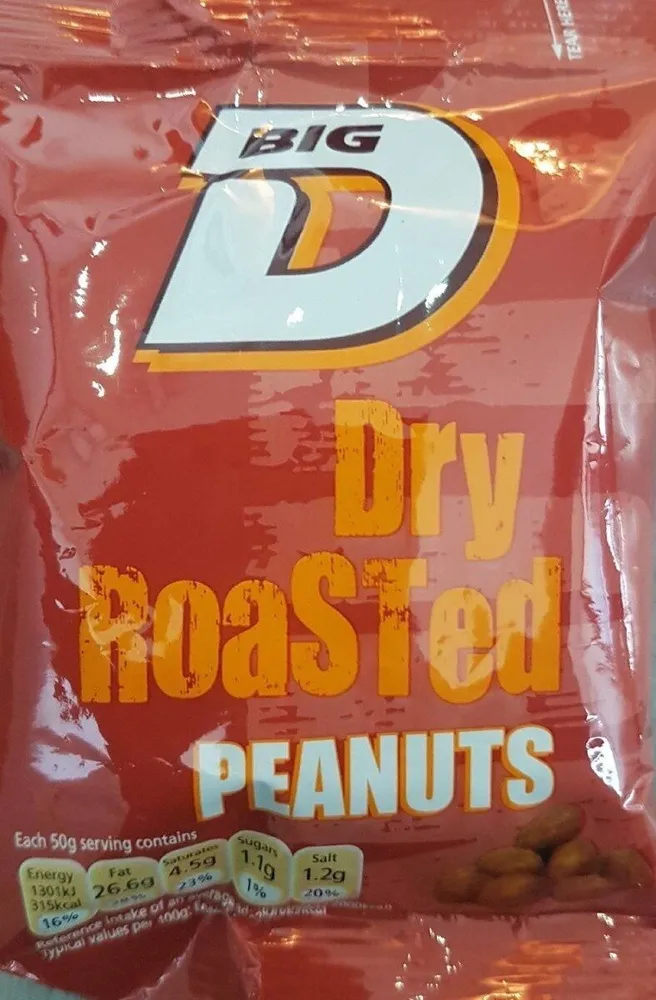 Dry roasted peanuts