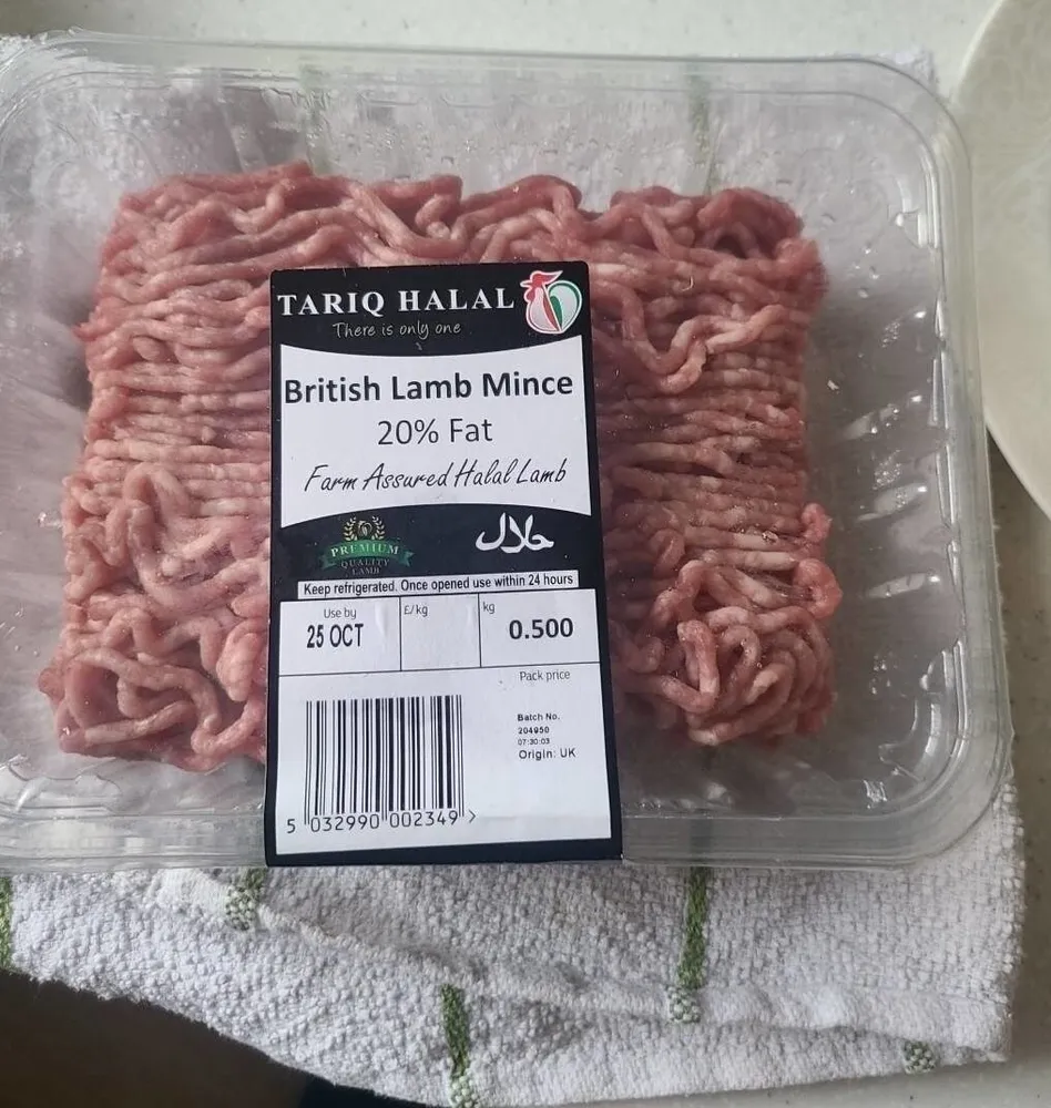 British lamb mince