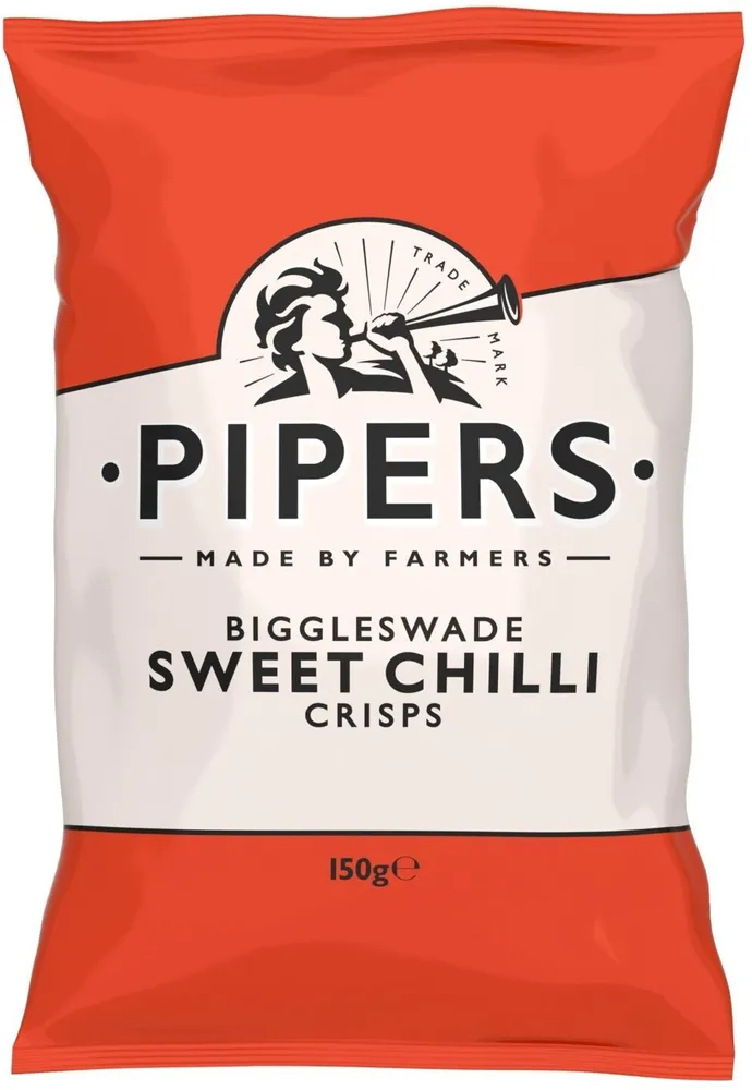 Pipers Biggleswade sweet chilli crisps