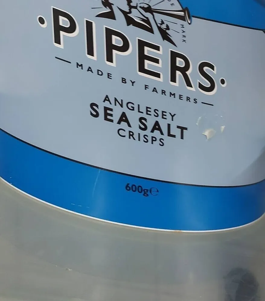 Pipers sea salt crisps