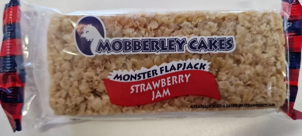Mobberley Cakes Monster Flapjack Strawberry Jam