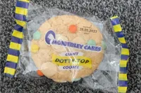 Giant dotty top cookie