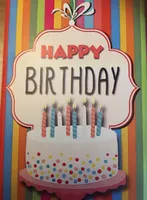 Happy birthday milk chocolate bar