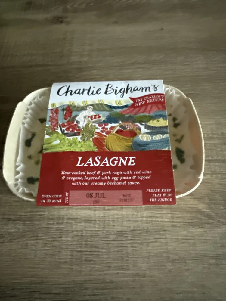 Lasagne for 1