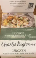 Chicken with white wine sauce & Mash