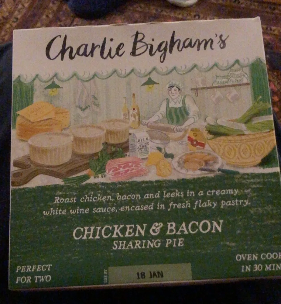 Chicken and bacon pie