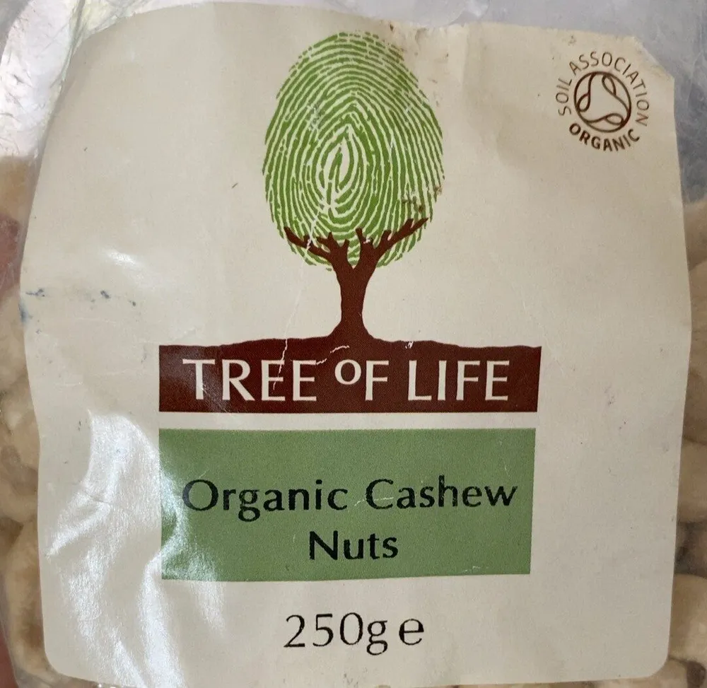 Organic cashew nuts