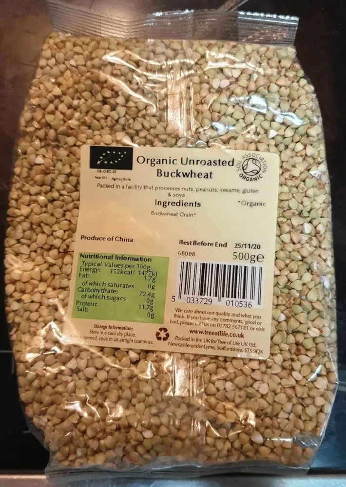 Organic Unroasted Buckwheat