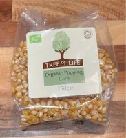 Organic popping corn