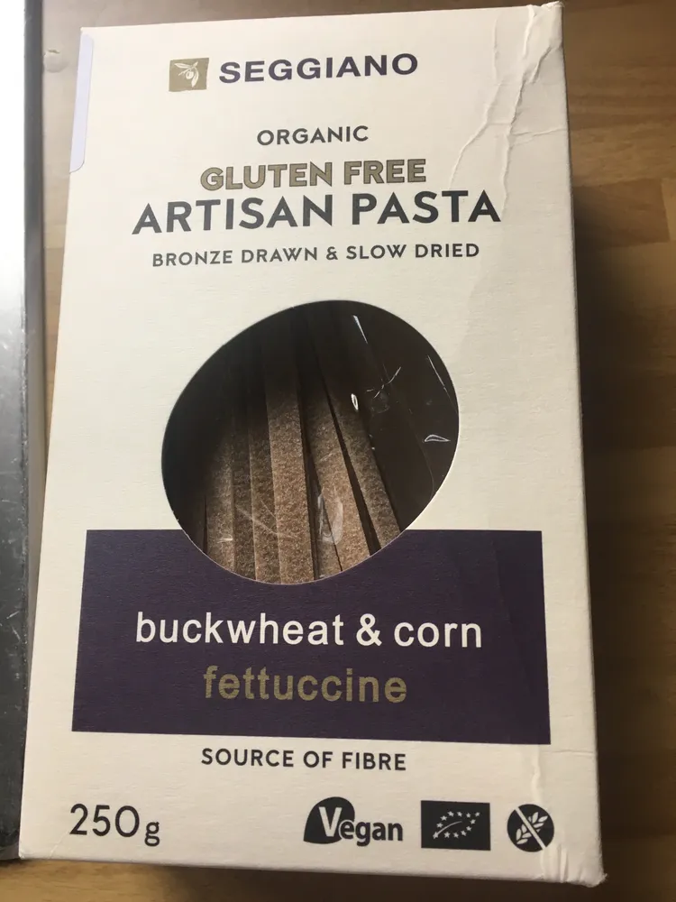 Buckwheat and corn fettuccine