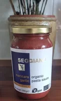 Marinara organic garlic pasta sauce