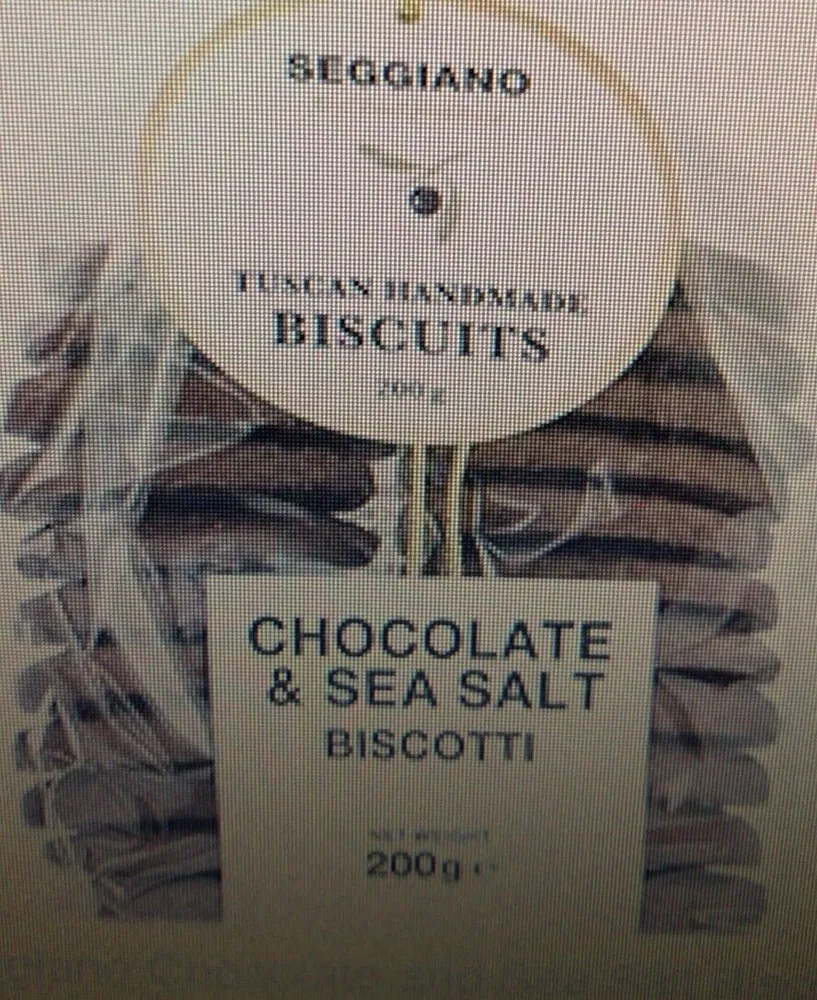 Chocolate & Sea Salt Biscotti