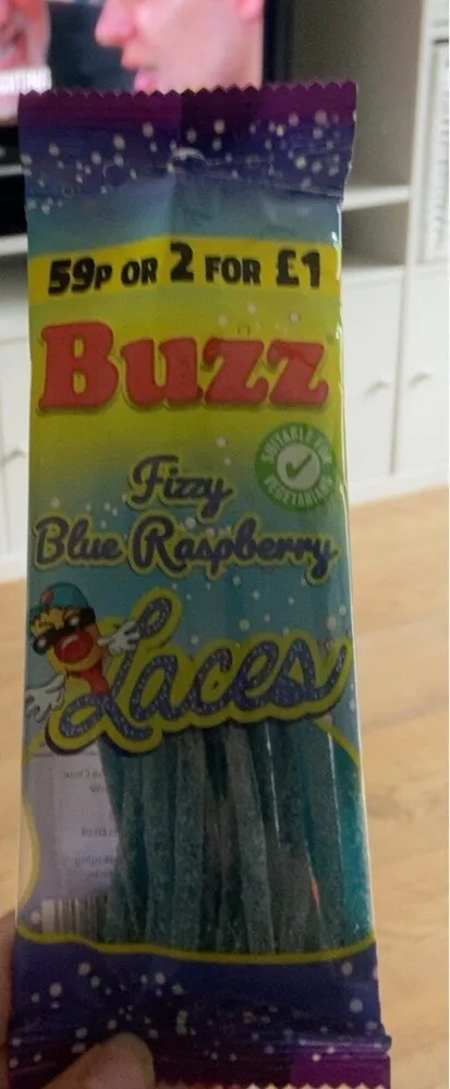 Fizzy blue raspberry laces