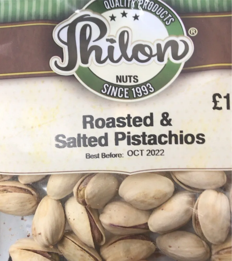 Roadted salted pistachios